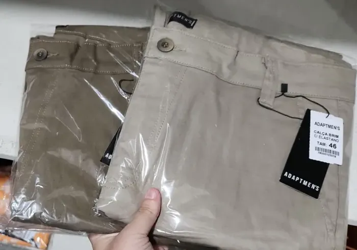 Calças Brim c/ Lycra Masculinas 