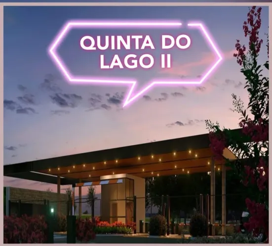 Lote -Terreno a venda $ 120mil entrada - Condomínio Quinta do Lago II