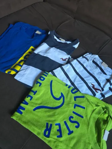 Camisetas Hollister Tamanho M Originais