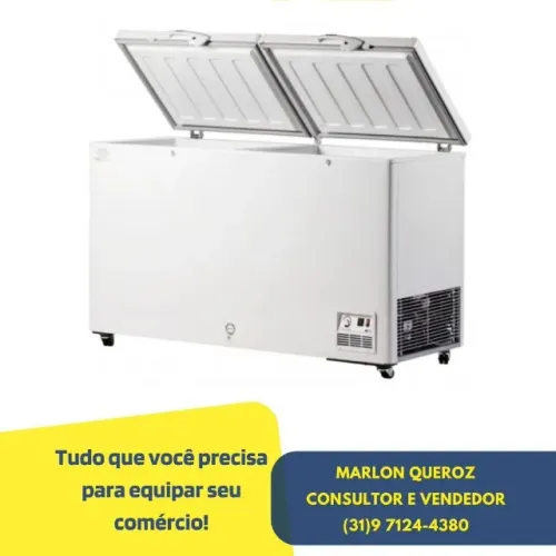 Congelador Horizontal Tampa Cega Fricon Novo