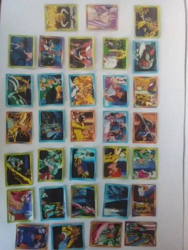 Lote de Figurinhas Retiradas Do Álbum Os Cavaleiros Do Zodíaco Navarrete 2004