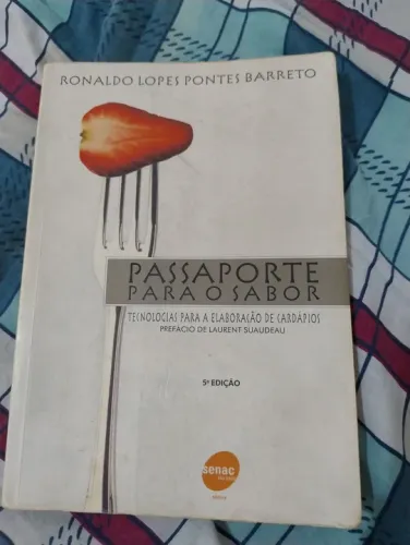 Livro Passaporte para o Sabor (livro usado na prova de Taifeiros da Aeronáutica)