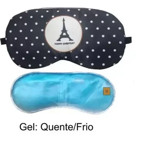 mascara de descanso tapa olho com gel ns3050 novo seculo-torre eiffel