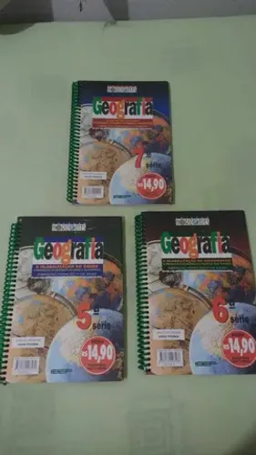 Coleção Horizontes Geografia - 5ª, 6ª e 7ª Séries Livros didáticos