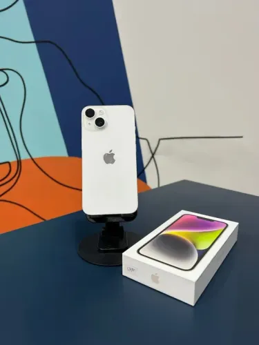 IPhone 14 na cor Branca 128Gb Saude de Bateria 86% Semi novo | Loja Fisica |