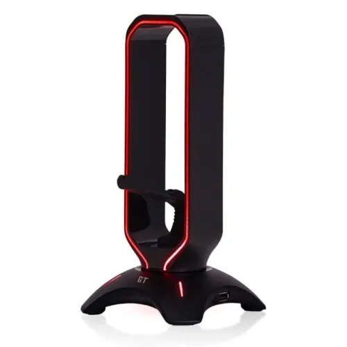 Suporte Headset GT Space Led Rgb Programável Hub USB 2 Entradas - WZetta