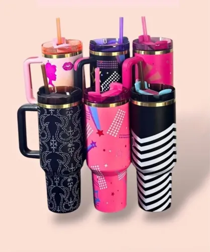 Canecas de Aço Inox Personalizadas - 6 Peças