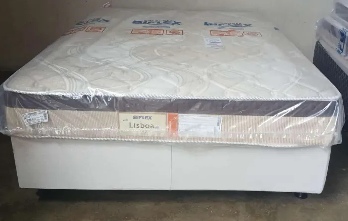 Cama casal com colchão Lisboa molas ensacadas