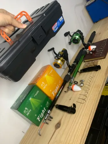 Kit de pesca + 1 MALETA DE BRINDE 