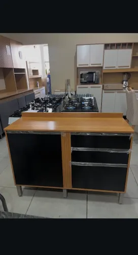 Armário de Cozinha Preto