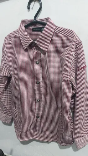 Camisa social menino 4 anos manga longa