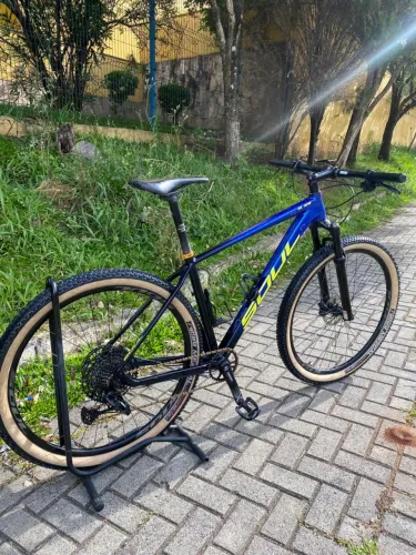 Bicicleta MTB Soul SL 329 quadro L azul impecável