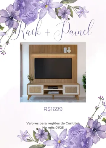 Promoção Rack + Painel 75'' - 15/01/
