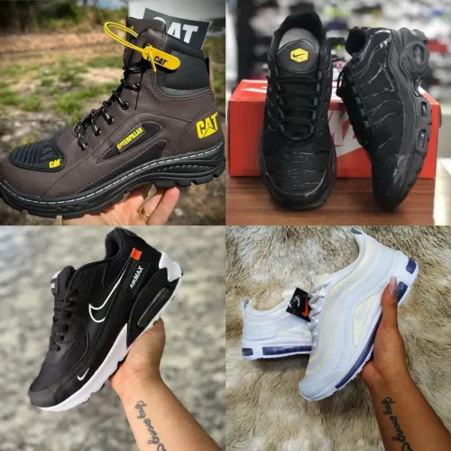 Tênis e botas Cat Entregamos Diveros 
