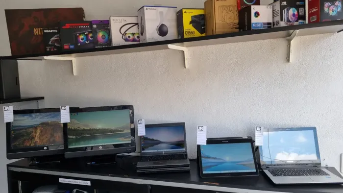 Computadores  desktops ALL IN ONE e Notebooks revisados !