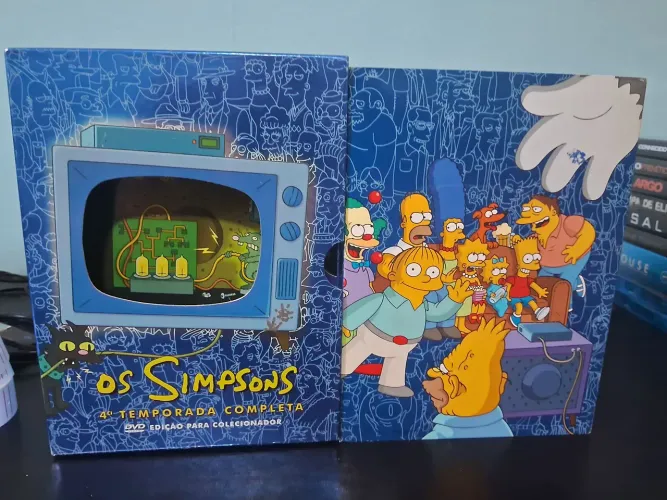 Box Os Simpsons - 4ª Temporada Completa digipack- DVD Colecionador