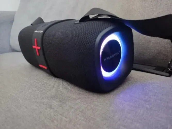 (Nova) Caixa Som H'Maston AM11 com LED RGB a Prova D'água Original