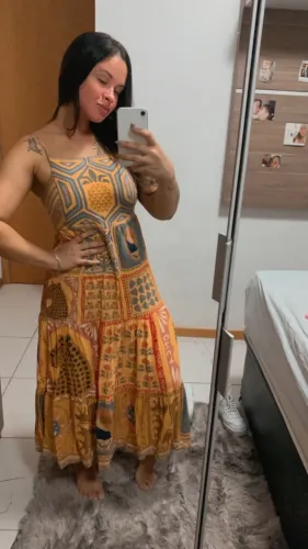 Vestido Mídi Farm em algodão