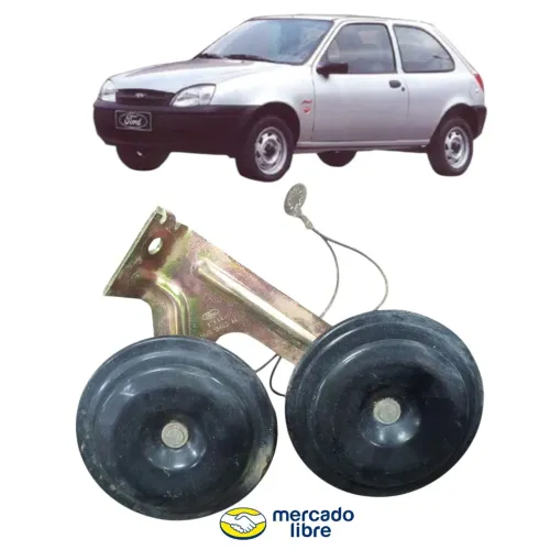 Suporte E Buzina Fiesta 2000 A 2006