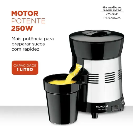 Espremedor de laranja turbo