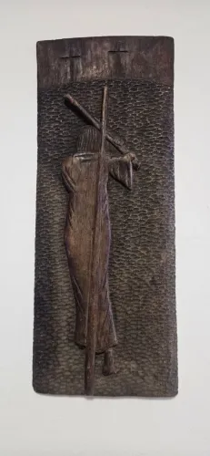 QUADRO DE MADEIRA TALHADO