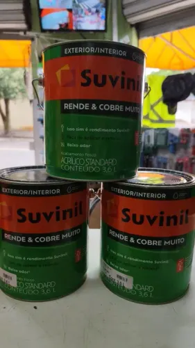 Tinta Acrílica Suvinil 3.6L Rende e Cobre muito