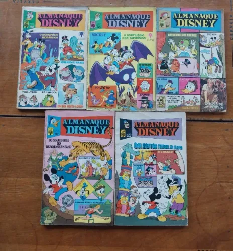 Gibi 5 almanaque disney de 1979 raridades colecionáveis 