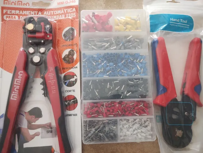 KIT ALICATE CRIPAR DESCASCADOR E 1200 TERMINAIS
