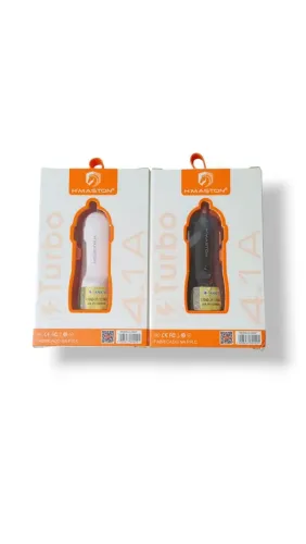 Carregador Veicular H'MASTON Turbo 4.1A