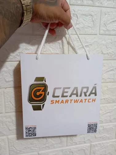 Sacola de Papel para Loja CEARÁ SMARTWATCH