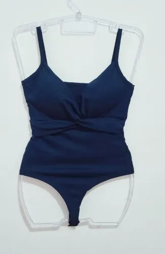 Body Feminino Azul Marinho - P