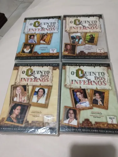 Mini Serie "O Quinto dos Inferno" Rede Globo 4 Dvd's lacrados