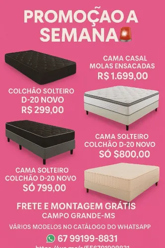 Oportunidade colchão novo preço de fábrica WhatsApp agora