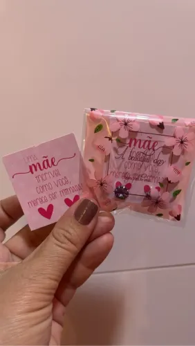 Brinco com frase para presentear para qualquer dia especial