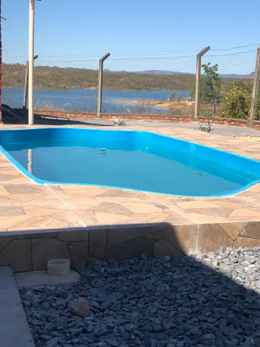 Rancho vista pro lago Serra da Mesa