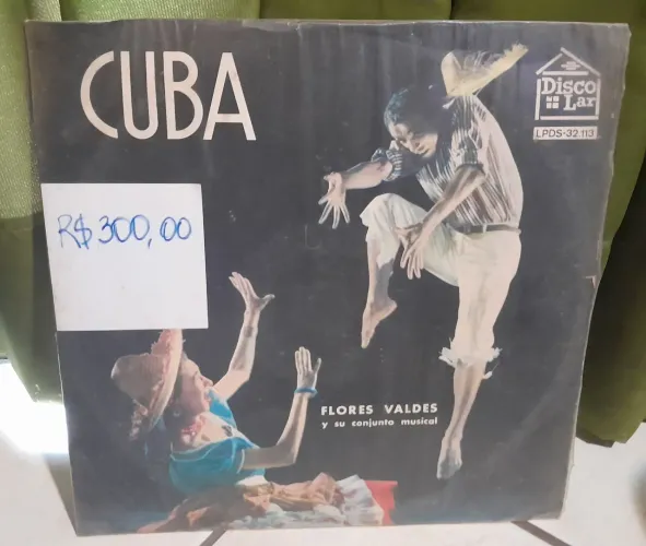Disco Vinil / LP Flores Valdes y su Conjunto Musical - Cuba 1956