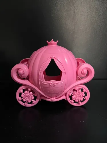 Carruagem elegante rosa Disney princesas boneca mattel barbie monster high