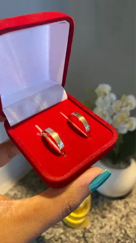 Ouro 18K, Alianças de 3 mm, Noivado e Casamento