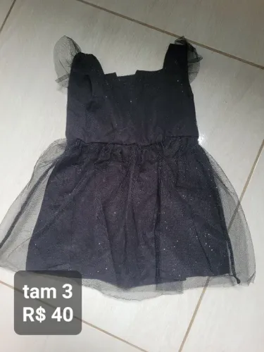 Vestido de Festa Infantil Tamanho 3