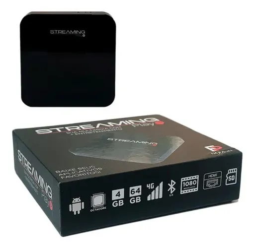 Streaming Box Automotivo 4gb/64gb Carplay Android Wifi Bt
