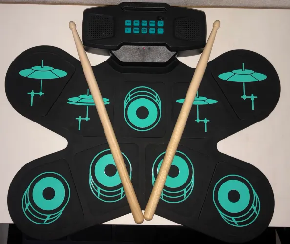 Bateria Eletrônica Portátil ANVAR VD-SJG MIDI