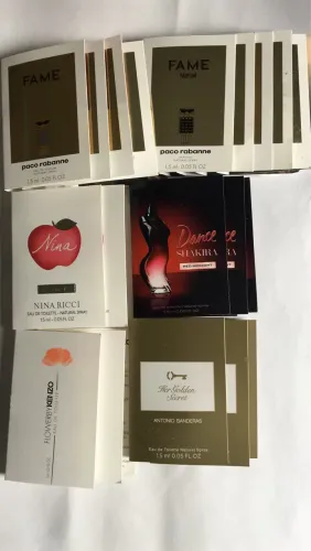 Promoção amostras perfumes 