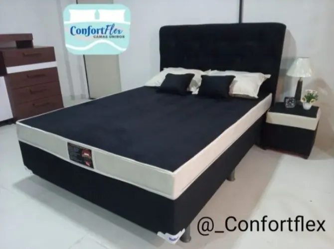 Cama Box Casal (Oferta Relâmpago)+Entrega grátis Imediata