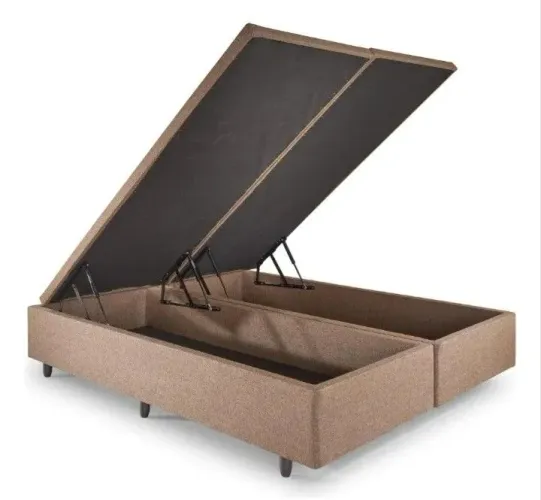 Base Cama Box Baú Casal - Conforto e Organização