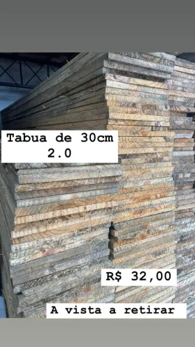 Tabua com 3 metros 30cm