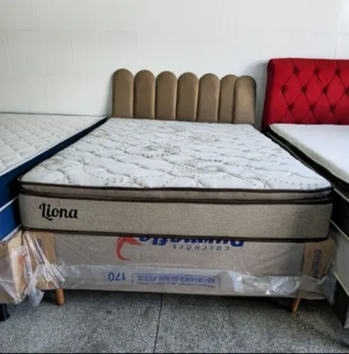 Cama box base e colchão D33