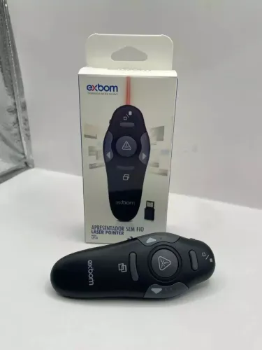Apresentador de Slides Sem Fio Laser Pointer EXBOM 