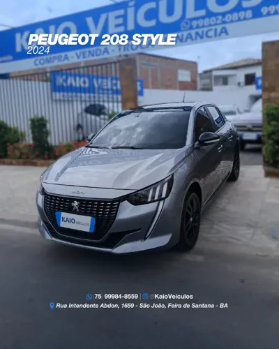 Peugeot 208 Style 1.0 Flex 6V 5P Mec. 2024