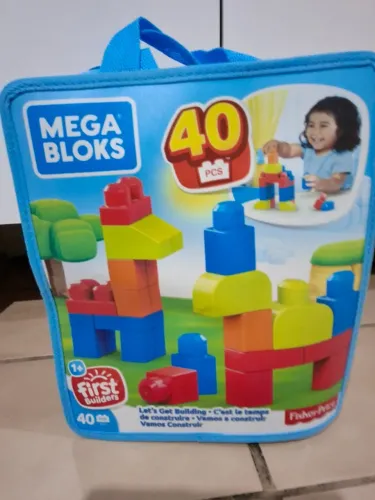 Mega bloks de encaixar 40 pecas 