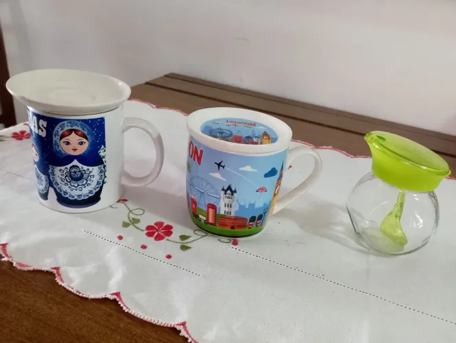 Xícaras de chá 